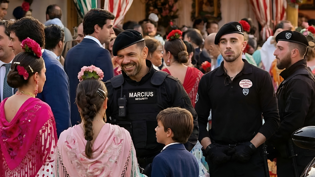 Surveillance and access control at Seville's Feria de Abril